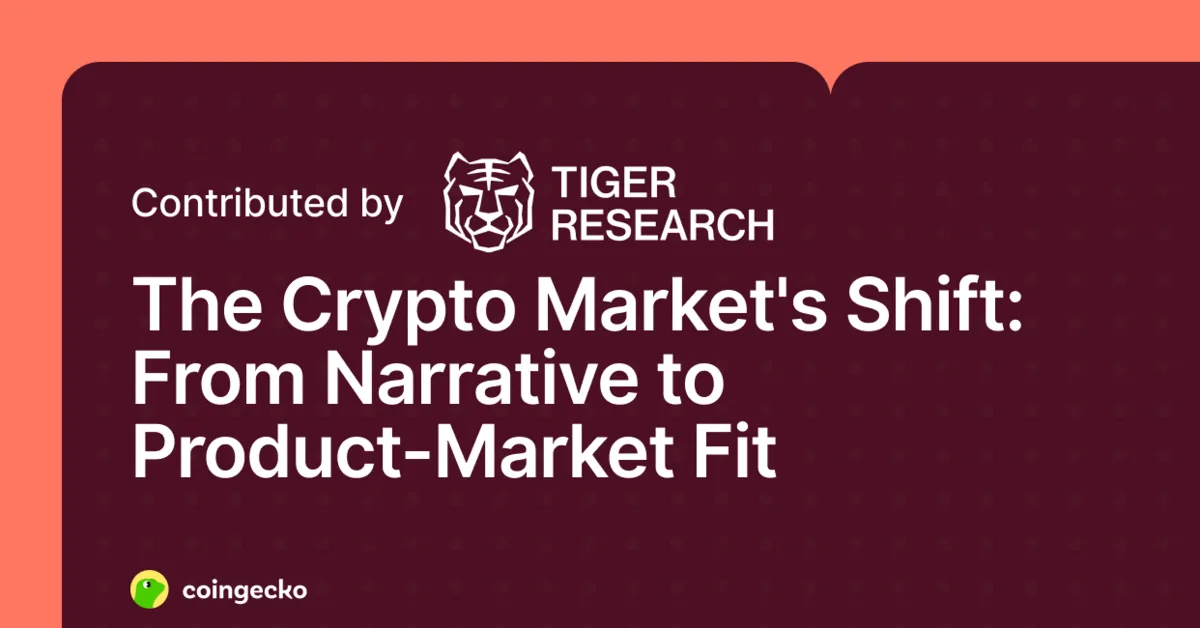 The Crypto Market's Shift: From Narrative to Product-Market Fit Hero Image