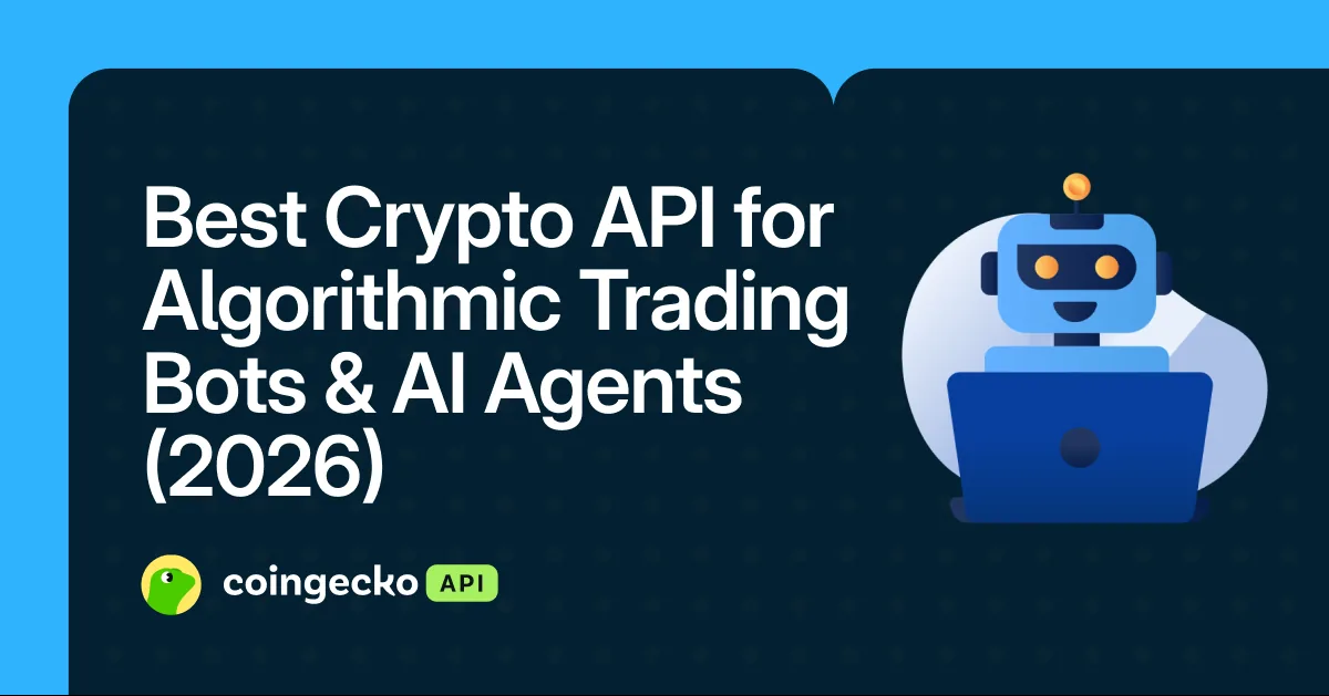 Best Crypto API for Algorithmic Trading Bots & AI Agents (2026) Hero Image