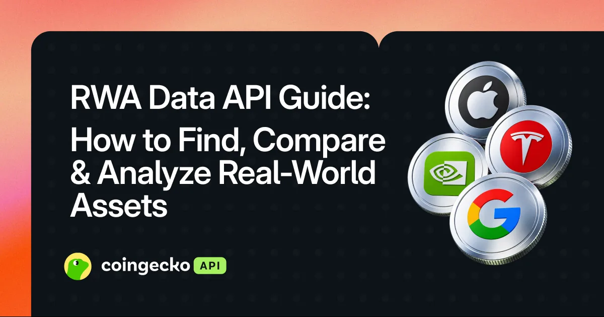 RWA Data API Guide: How to Find, Compare & Analyze Real-World Assets Hero Image
